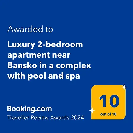 Ground Floor 2-bedrooms, 2-bathrooms Near Bansko In A Complex With Pools And Included Апартаменты *